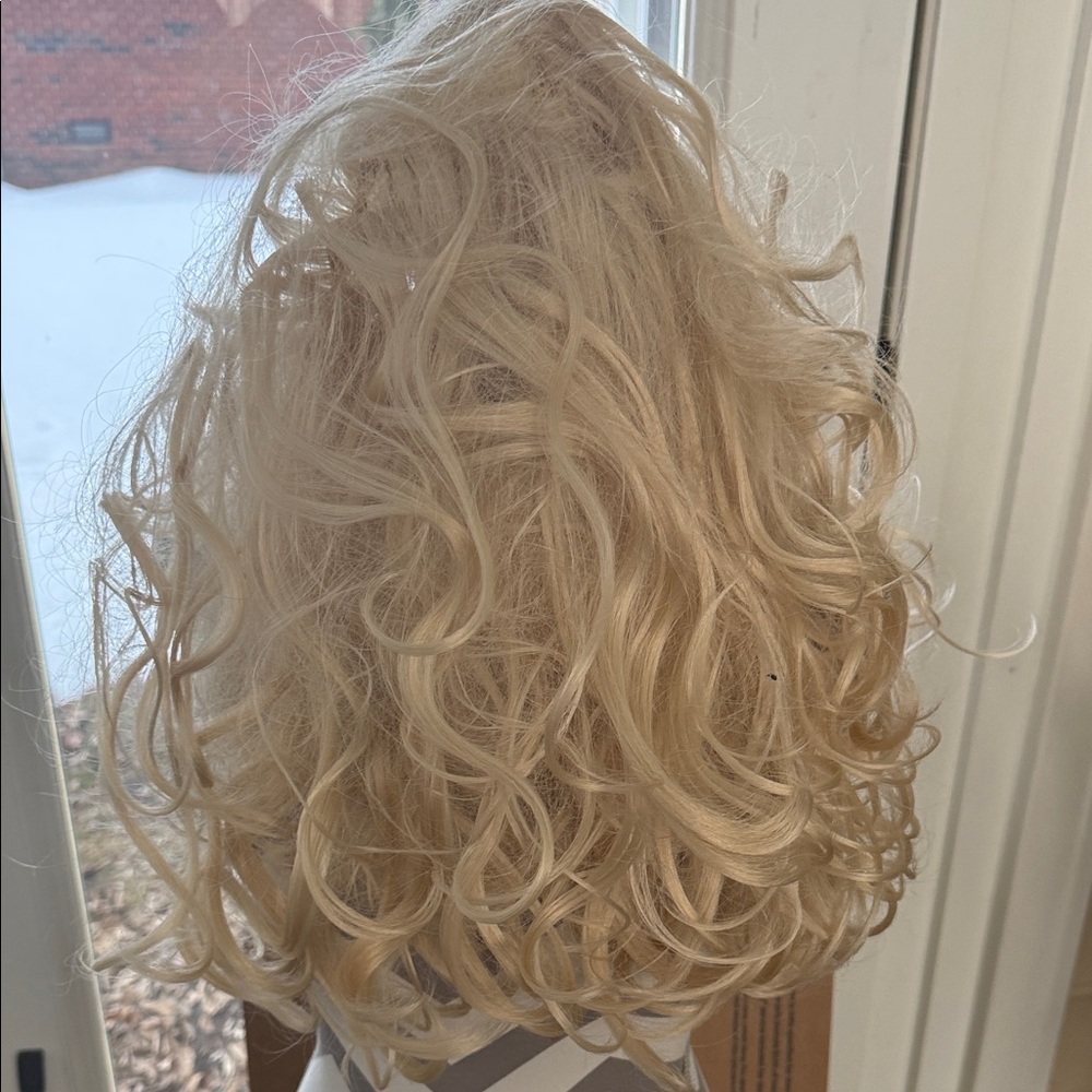 Disney Blonde Curly Wig